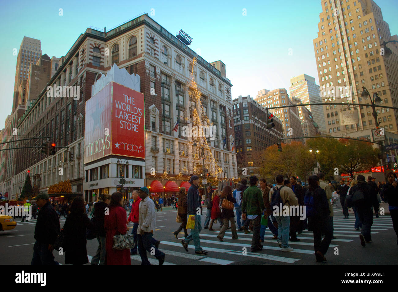 Flaggschiff-Kaufhaus Macys am Herald Square in New York Stockfoto