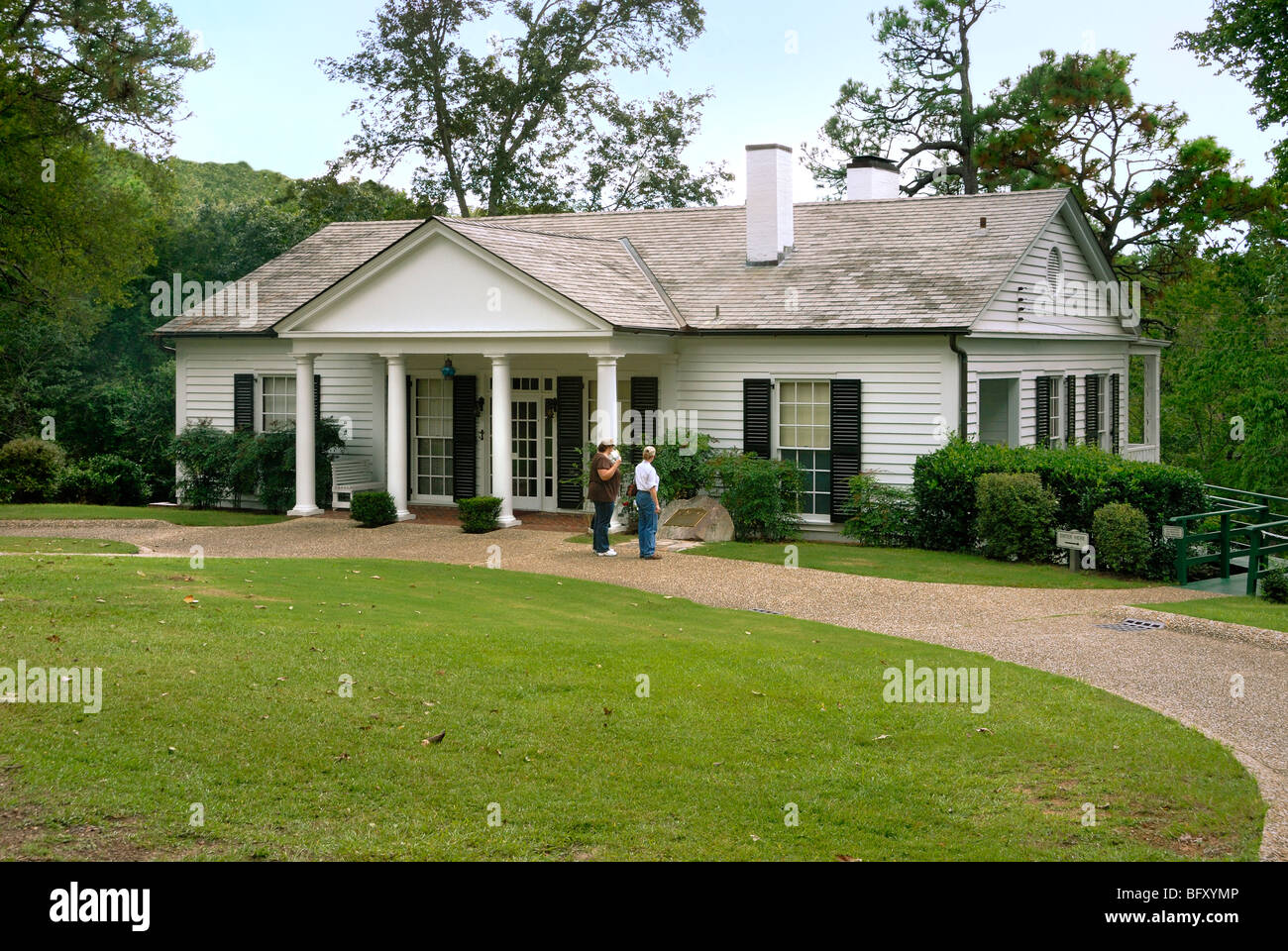 Das Kleine Weisse Haus Von Franklin Delano Roosevelt Warm Springs Georgia Stockfotografie Alamy