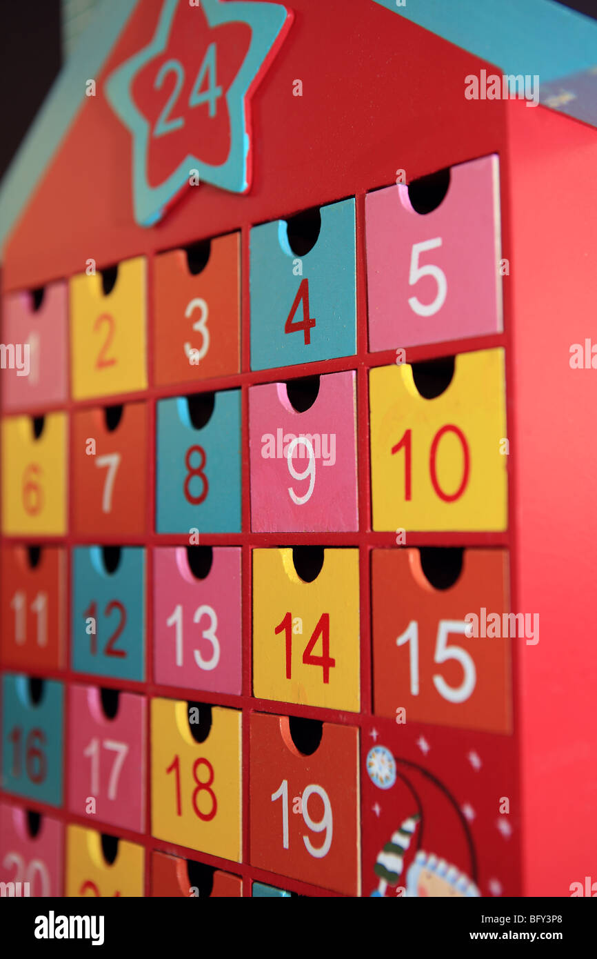 Advent-Kalender Stockfoto