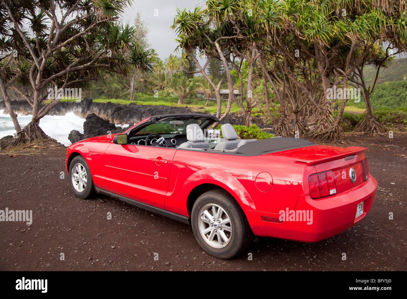 Hana Küste, Maui, Hawaii Stockfoto