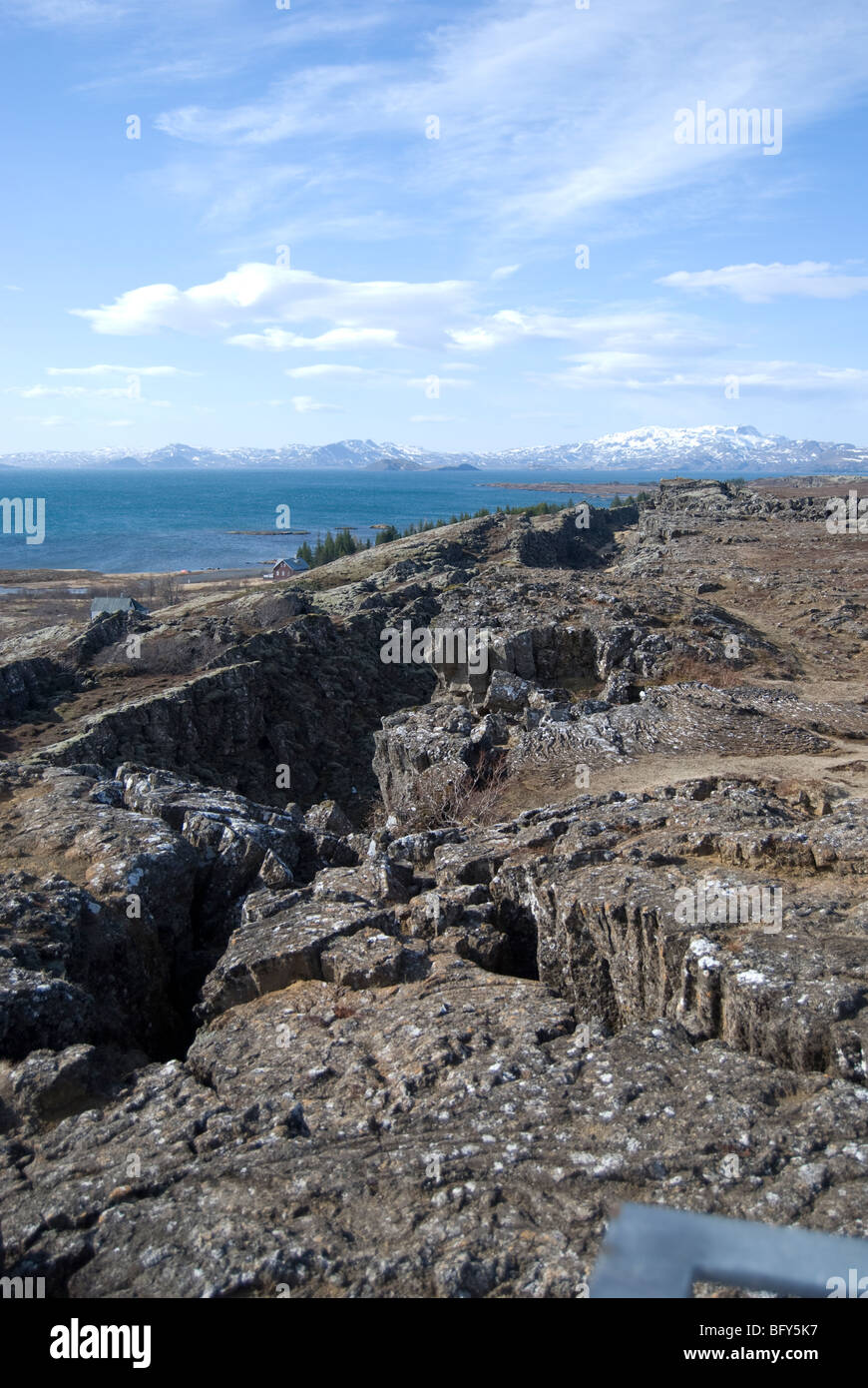 Þingvellir Nationalpark, Island Stockfoto