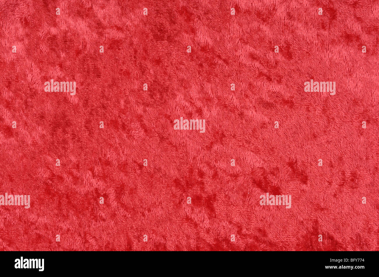 Glänzend rotem Stoff Hintergrundtextur Stockfoto