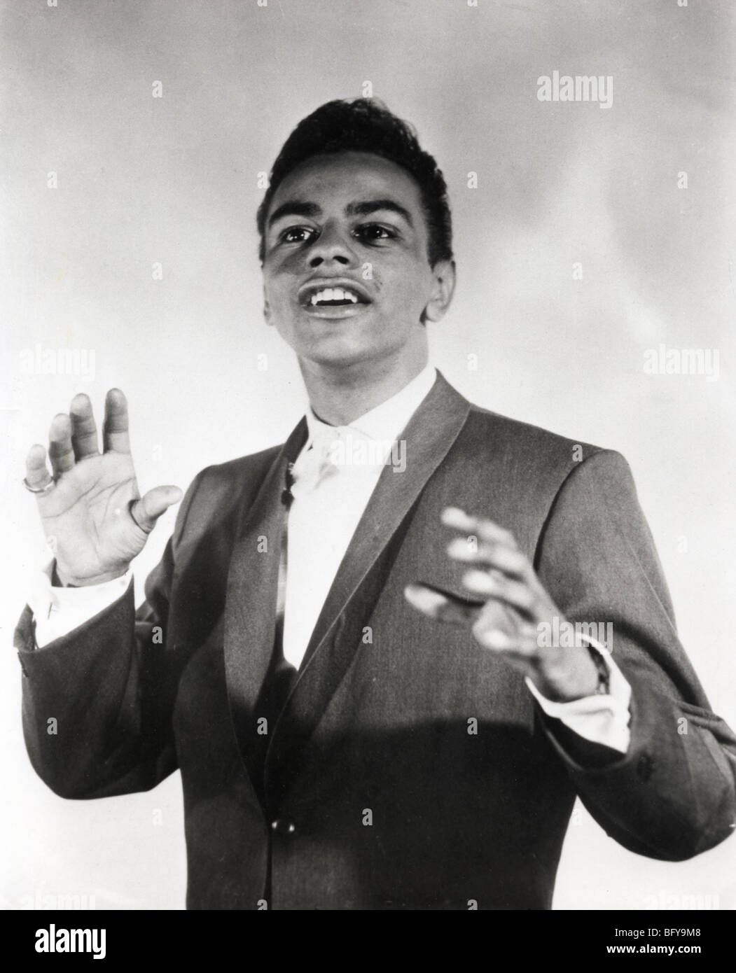 JOHNNY MATHIS - US-Sängerin über 1956 Stockfoto