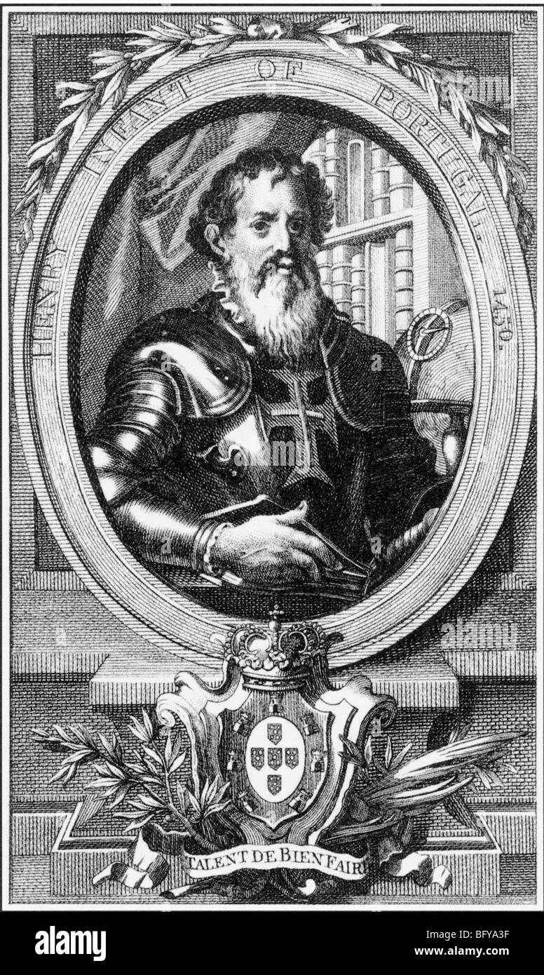 Heinrich der NAVIGATOR Portugiesisch Prinz (1394-1460) Stockfoto