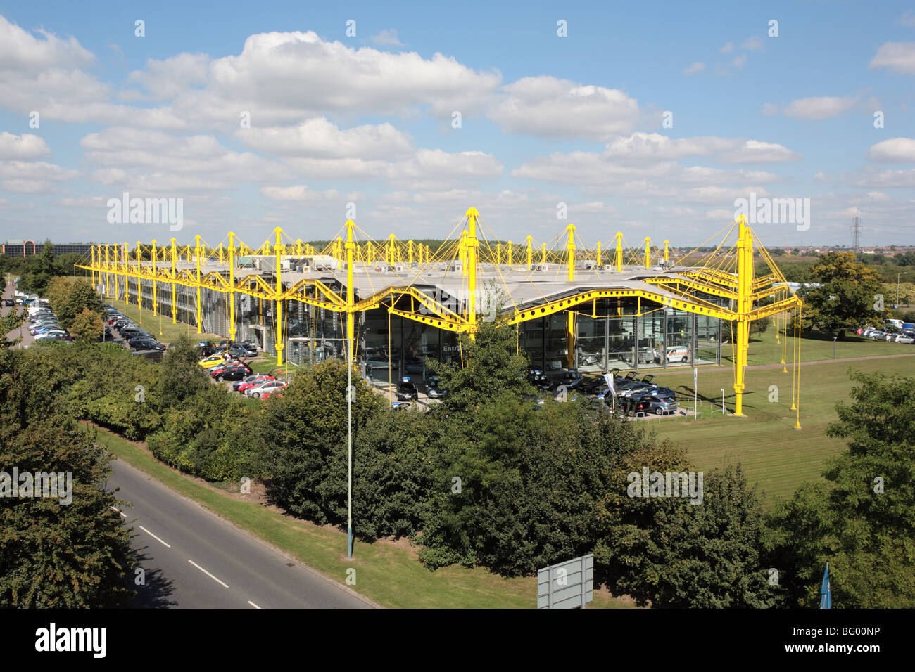 Spektrum Gebäude, früher der Renault, Swindon Stockfoto