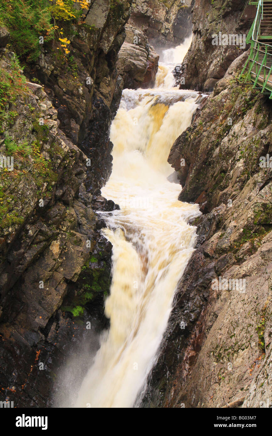 Adirondacks High Gorge Falls, Lake Placid, New York Stockfoto