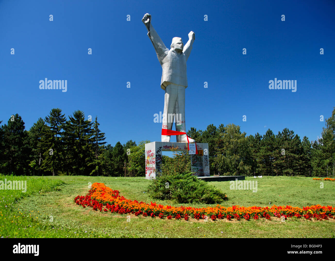 Serbien, Valjevo, Denkmal der Revolution, Stjepan Stevan Filipovic Stockfoto