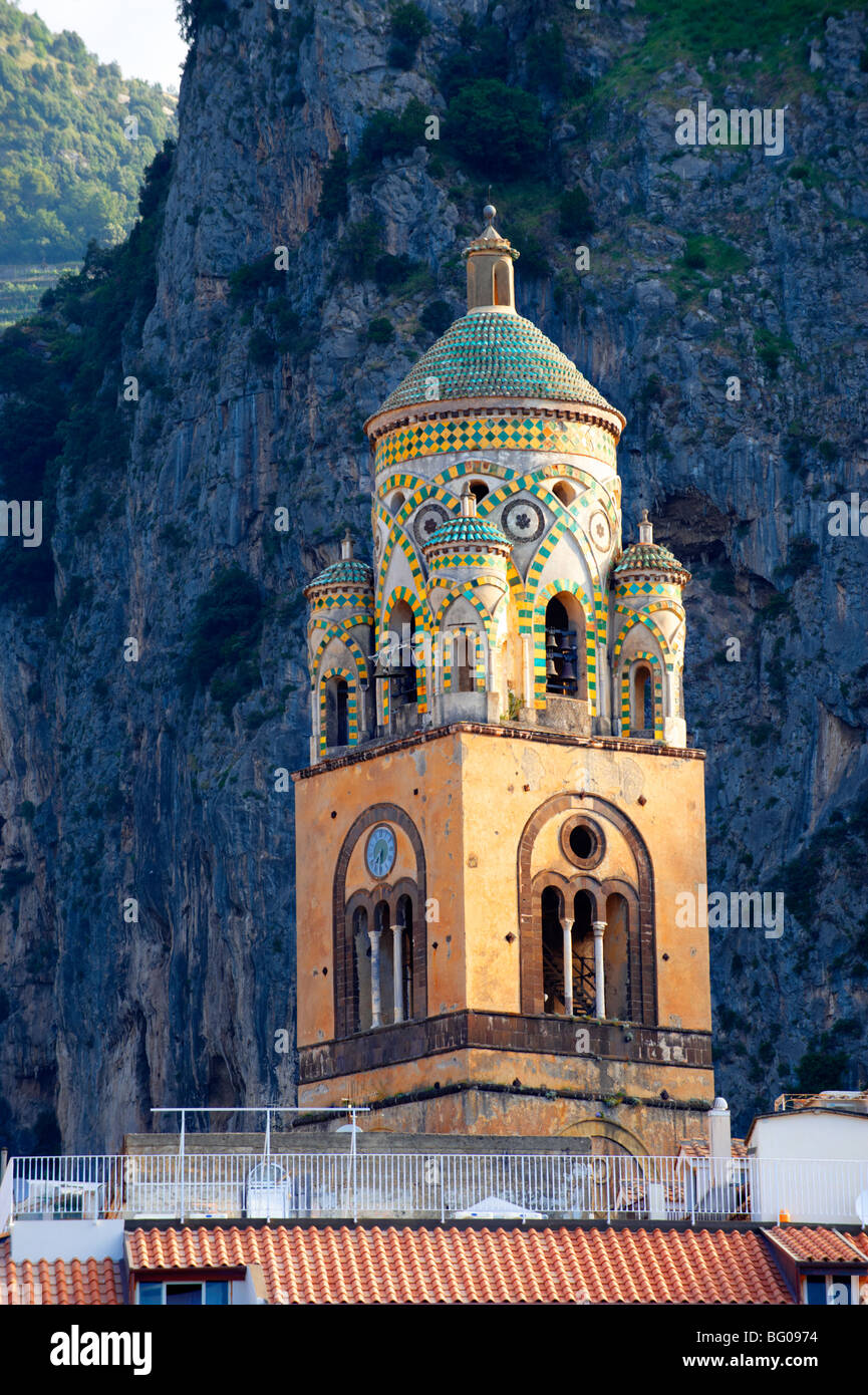 Bell Tower von Amalfi Kathedrale, Italien Stockfoto