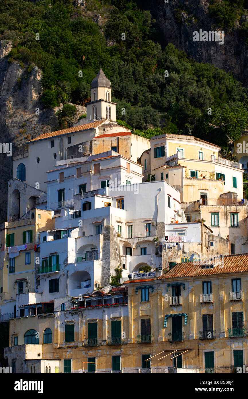 Häuser von Amalfi, Italien Stockfoto