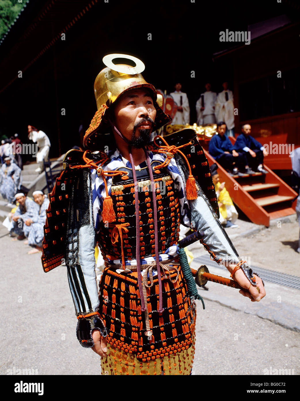 Das Samurai-Festival in Geschichtliches, Nikko, Japan, Asien Stockfoto