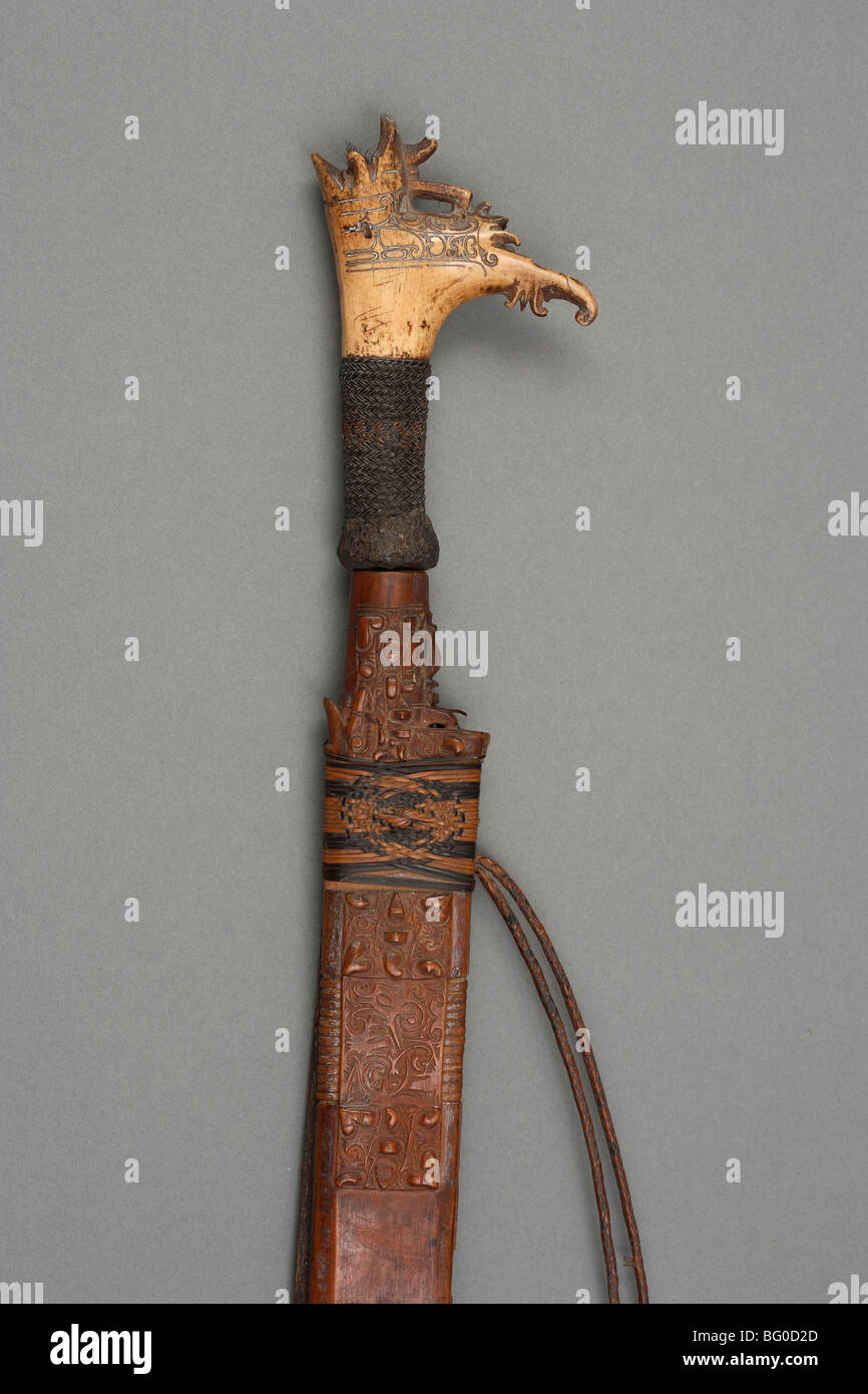 Schwert des Iban-Dayak in Sarawak, Borneo, Malaysia, Südostasien, Asien Stockfoto