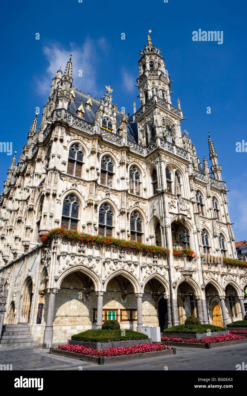 Rathaus, Oudenaarde, Belgien Stockfoto