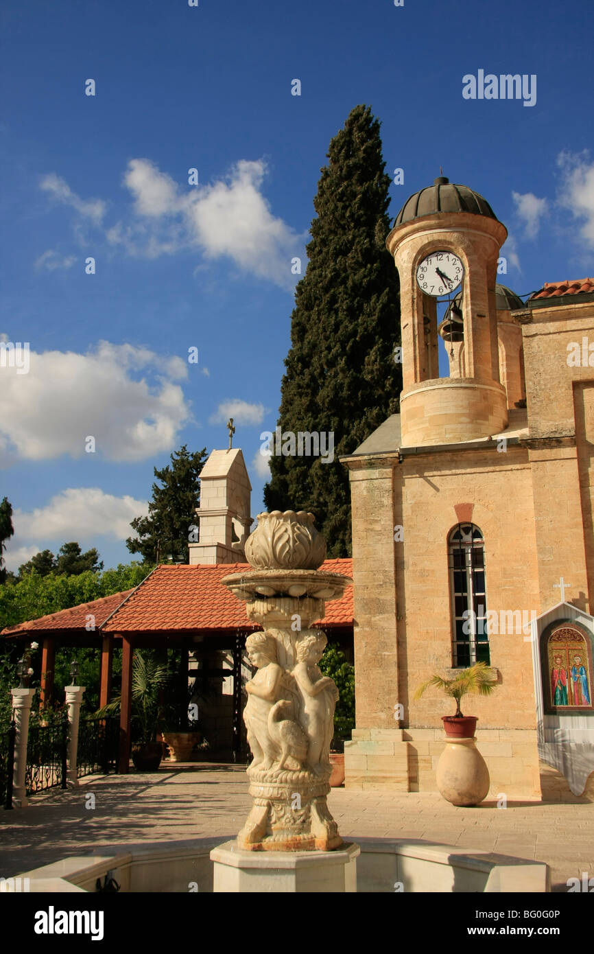 Israel, unteren Galiläa, die griechisch orthodoxe St. George Church in Kafr Kana erbaut 1886 Stockfoto