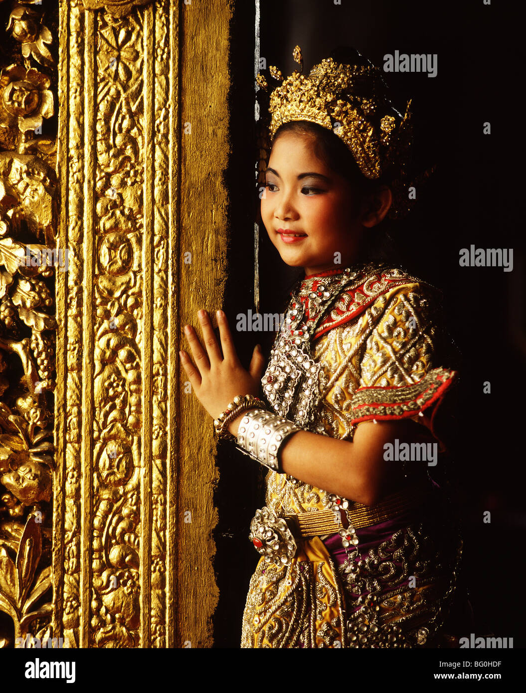 Junge Thai Dancer, Thailand, Südostasien, Asien Stockfoto
