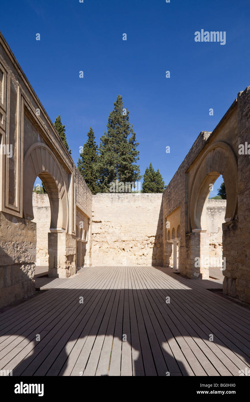 die obere Basilika, Madinat al-Zahra, Córdoba, Andalusien, Spanien Stockfoto