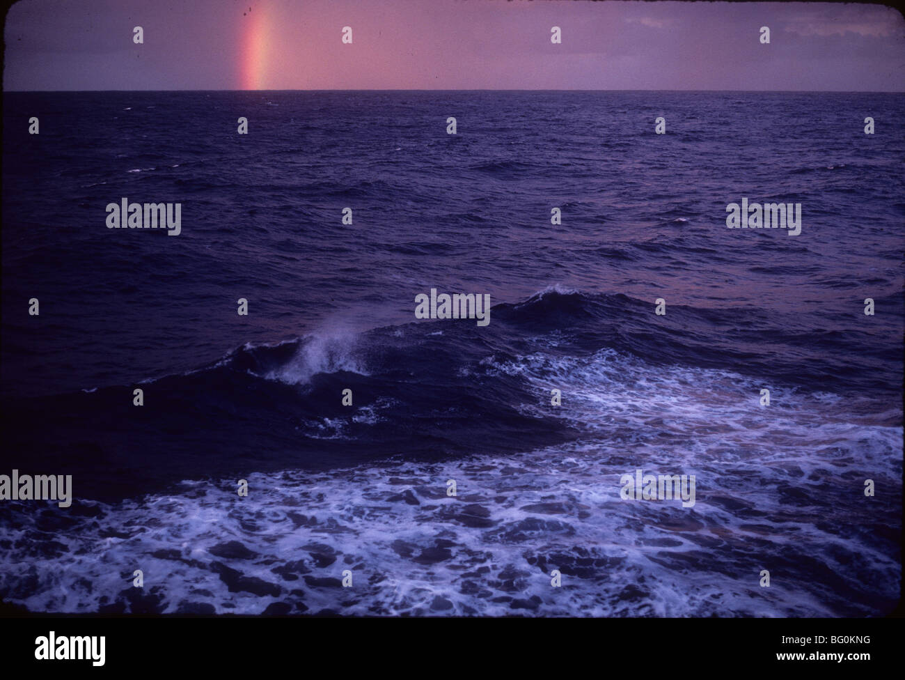 Regenbogen, Atlantik Stockfoto