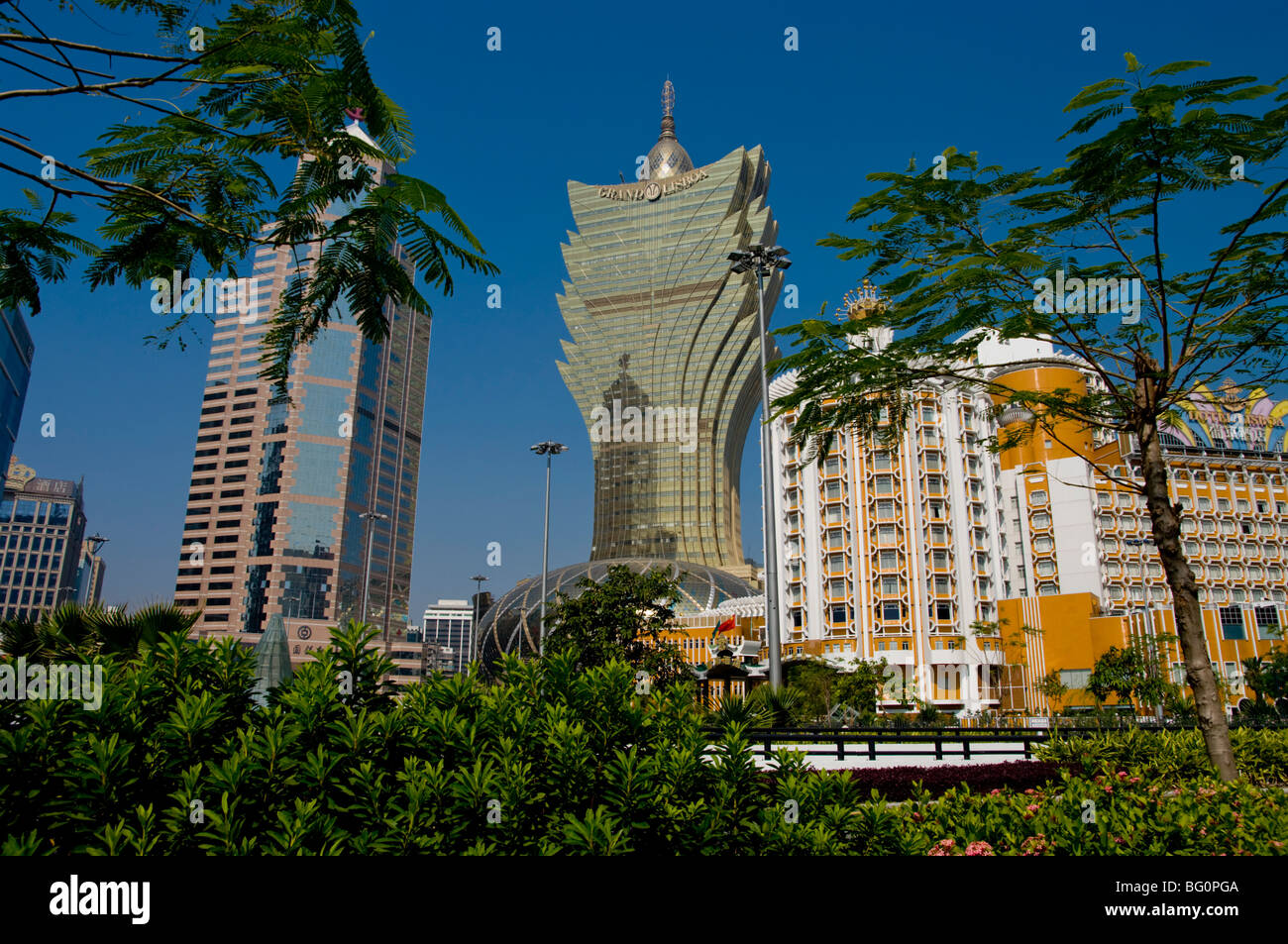 Gran Lisboa Casino, Macau, China, Asien Stockfoto