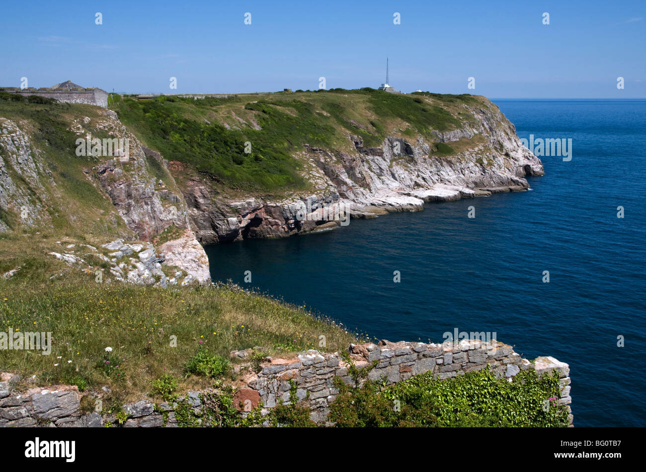 Berry-Kopf, Brixham, Torbay, South Devon, England, Vereinigtes Königreich, Europa Stockfoto