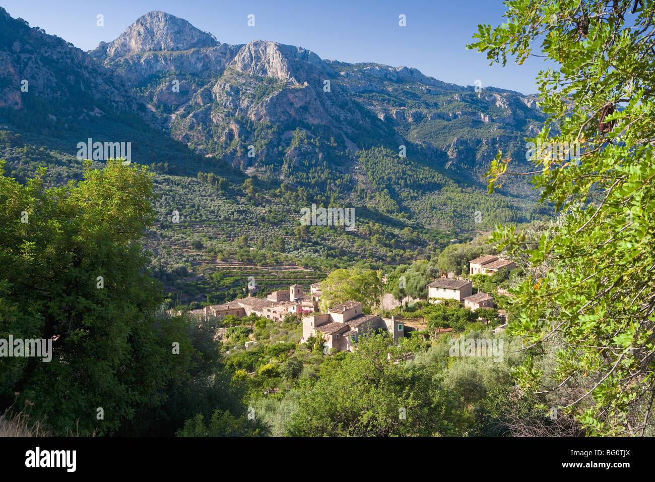 Fornalutx, Mallorca, Balearische Inseln, Spanien, Europa Stockfoto