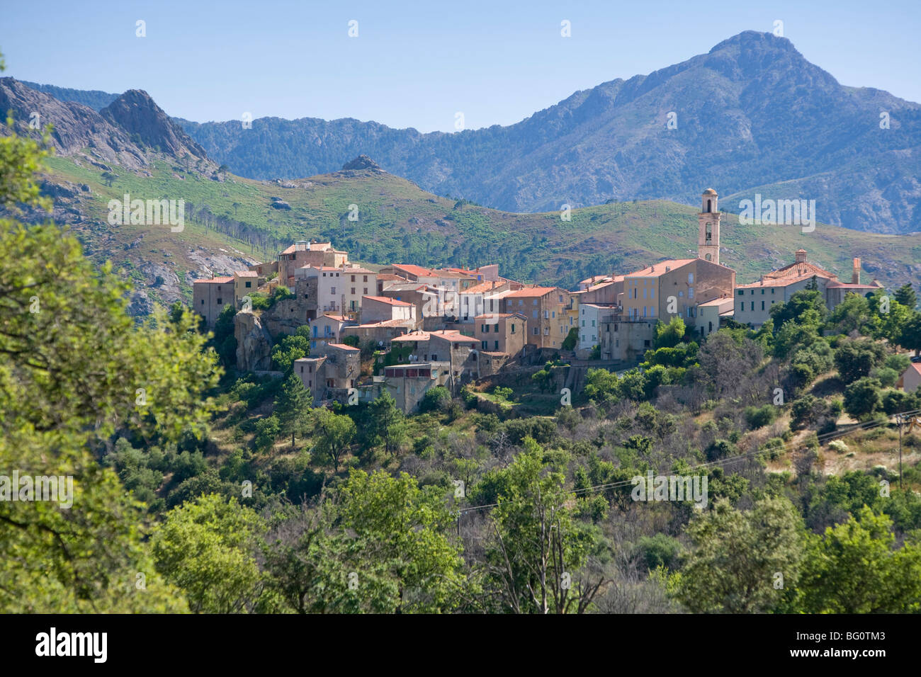 Montemaggiore, Region Balagne, Korsika, Frankreich, Europa Stockfoto