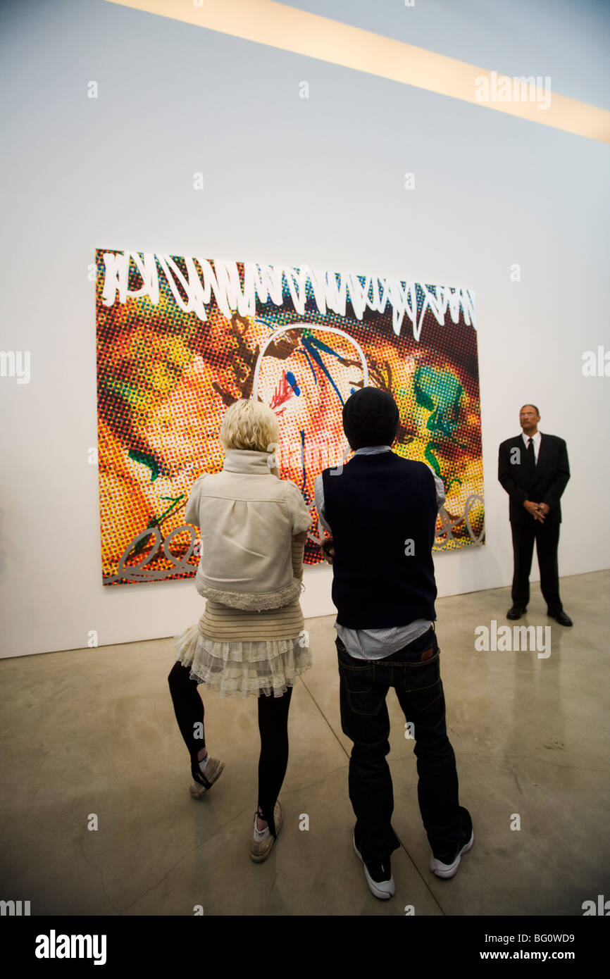 Eröffnungsempfang für Jeff Koons, neue Bilder, Gagosian Gallery, Beverly Hills, California, Vereinigte Staaten von Amerika Stockfoto