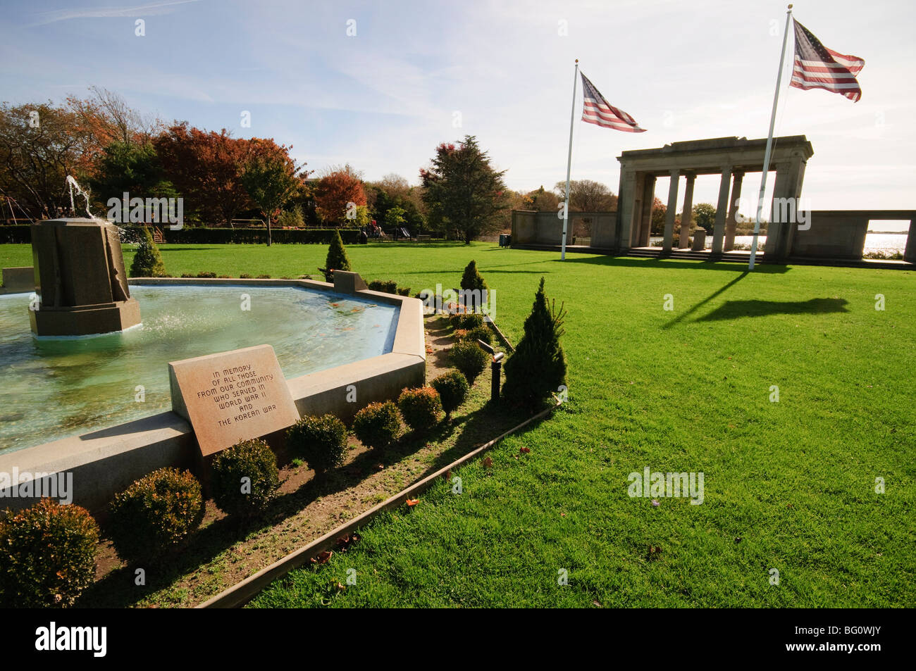 Kriegerdenkmal, Southampton, Hamptons, Long Island, New York State, Vereinigten Staaten von Amerika, Nordamerika Stockfoto