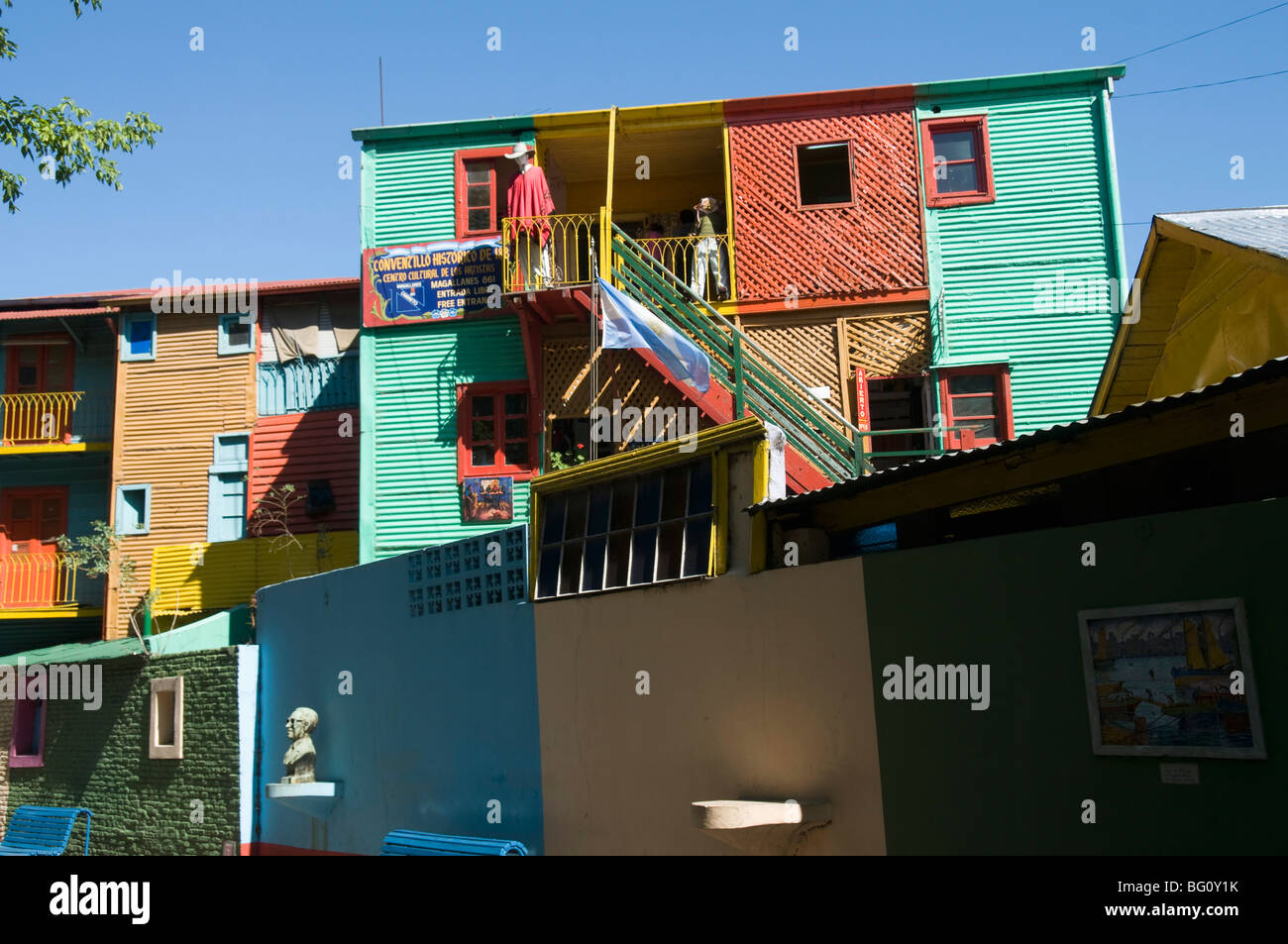 La Boca Bezirk, Buenos Aires, Argentinien, Südamerika Stockfoto