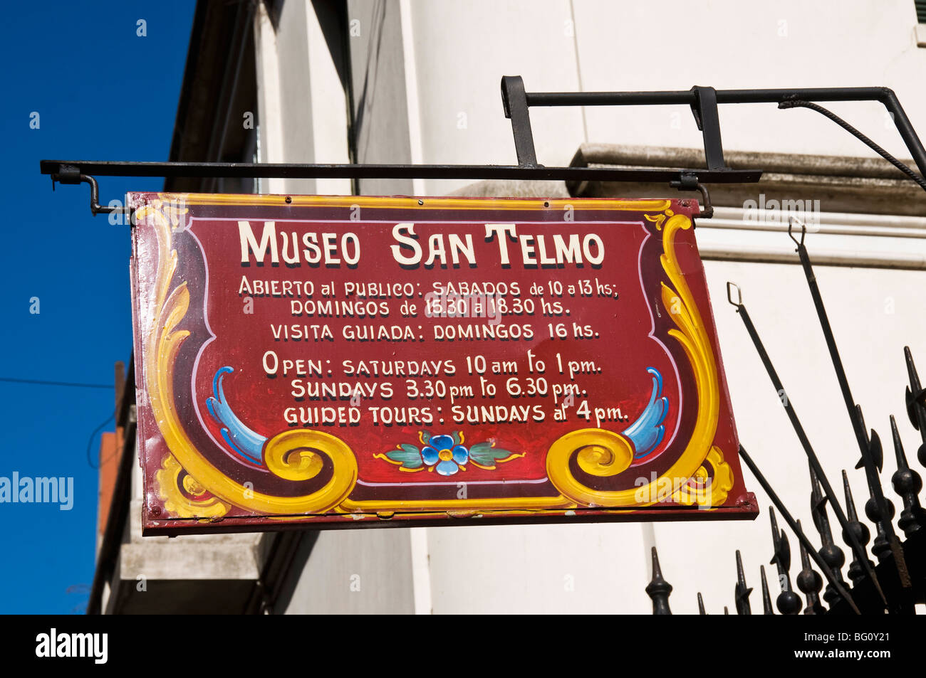 Museo San Telmo, San Telmo Bezirk, Buenos Aires, Argentinien, Südamerika Stockfoto