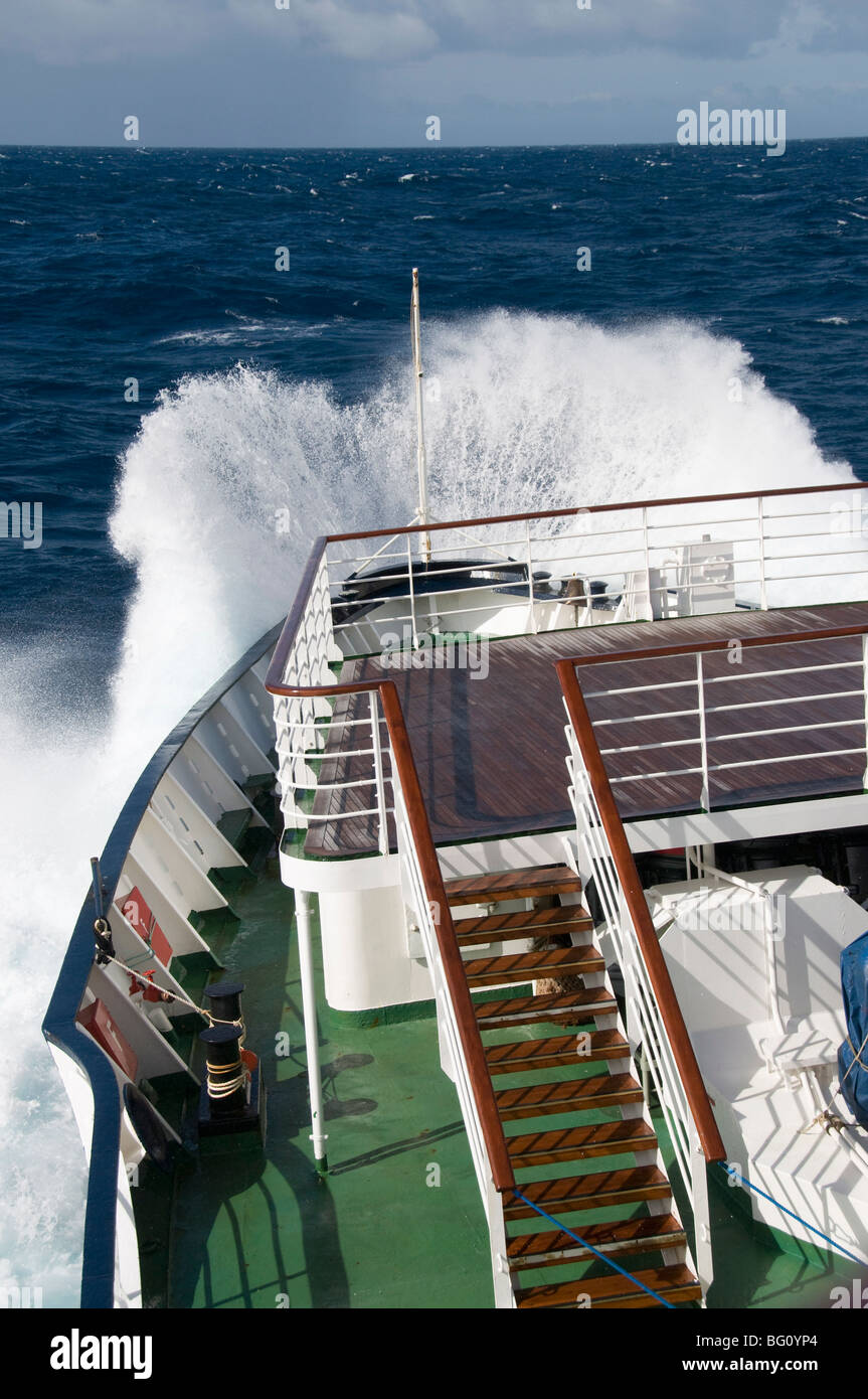 Überquerung der Erpel Passage in Richtung Süden in die Antarktis auf MS Andrea, Südamerika Stockfoto