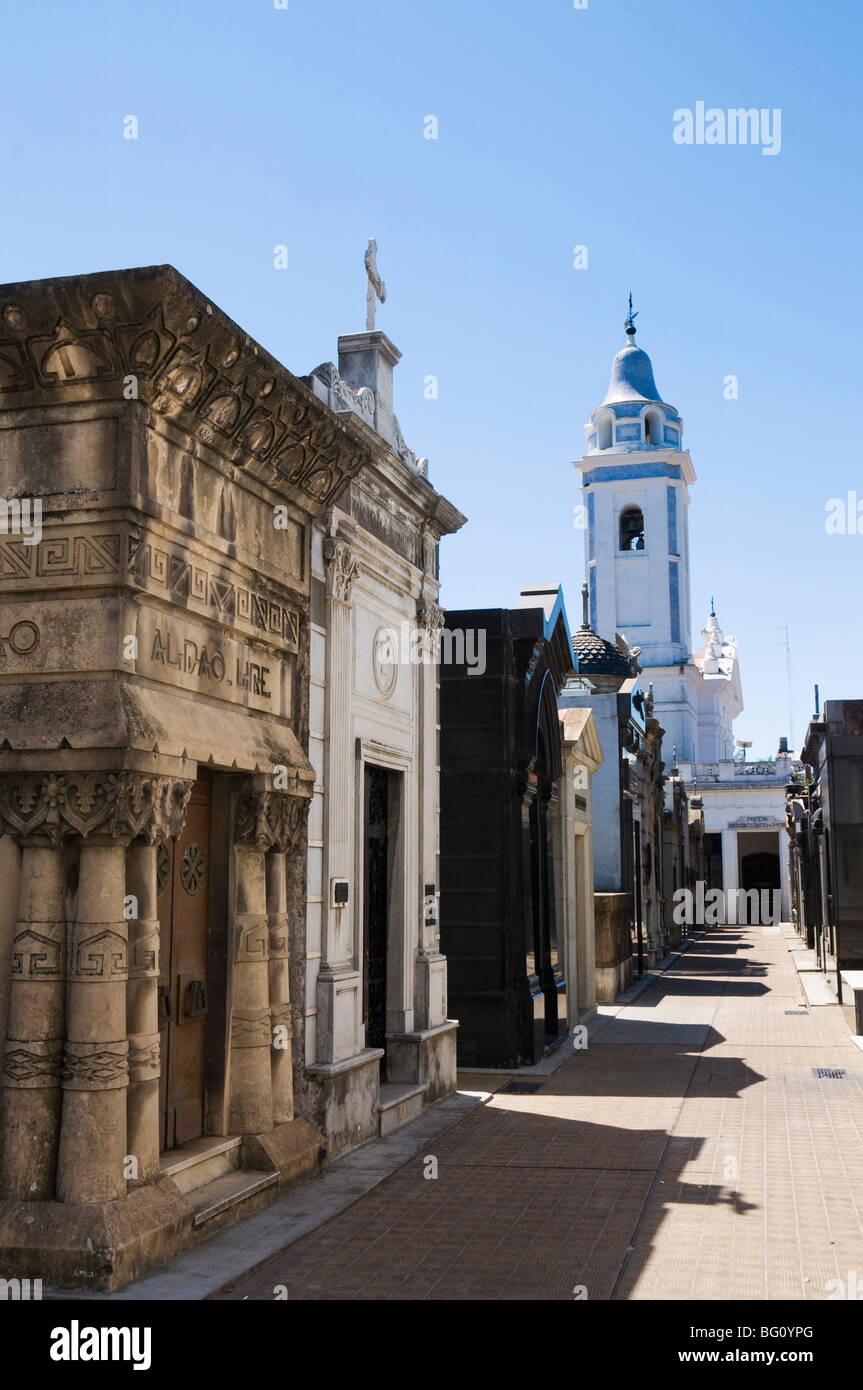 Cementerio De La Recoleta, Friedhof in Recoleta, Buenos Aires, Argentinien, Südamerika Stockfoto