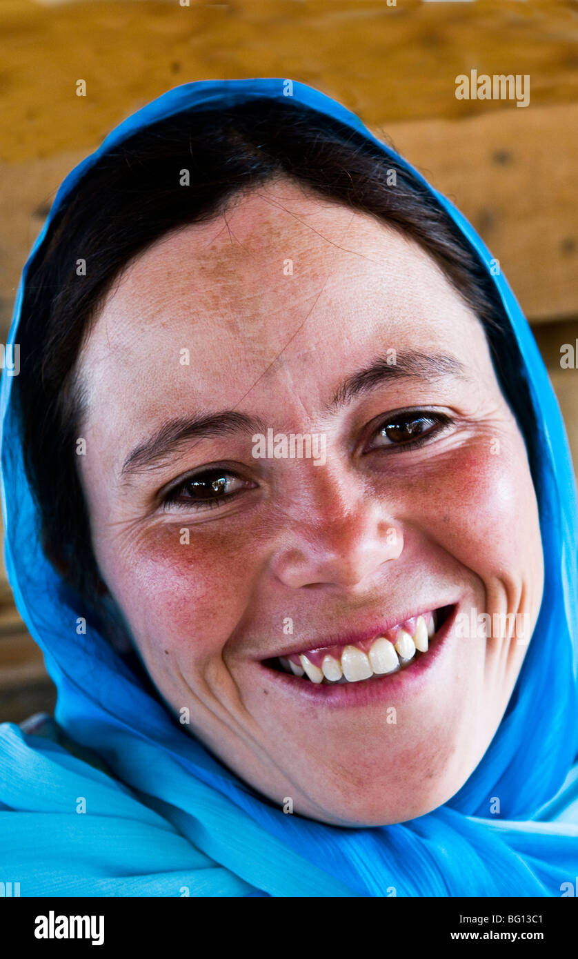 Die Berber-Lächeln. Stockfoto