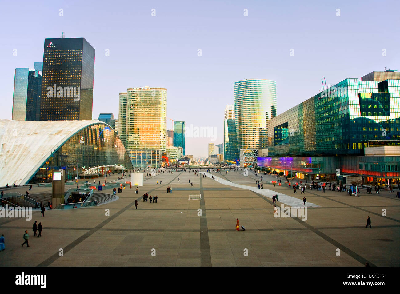 LA DEFENSE BUSINESS-CENTER, PARIS Stockfoto