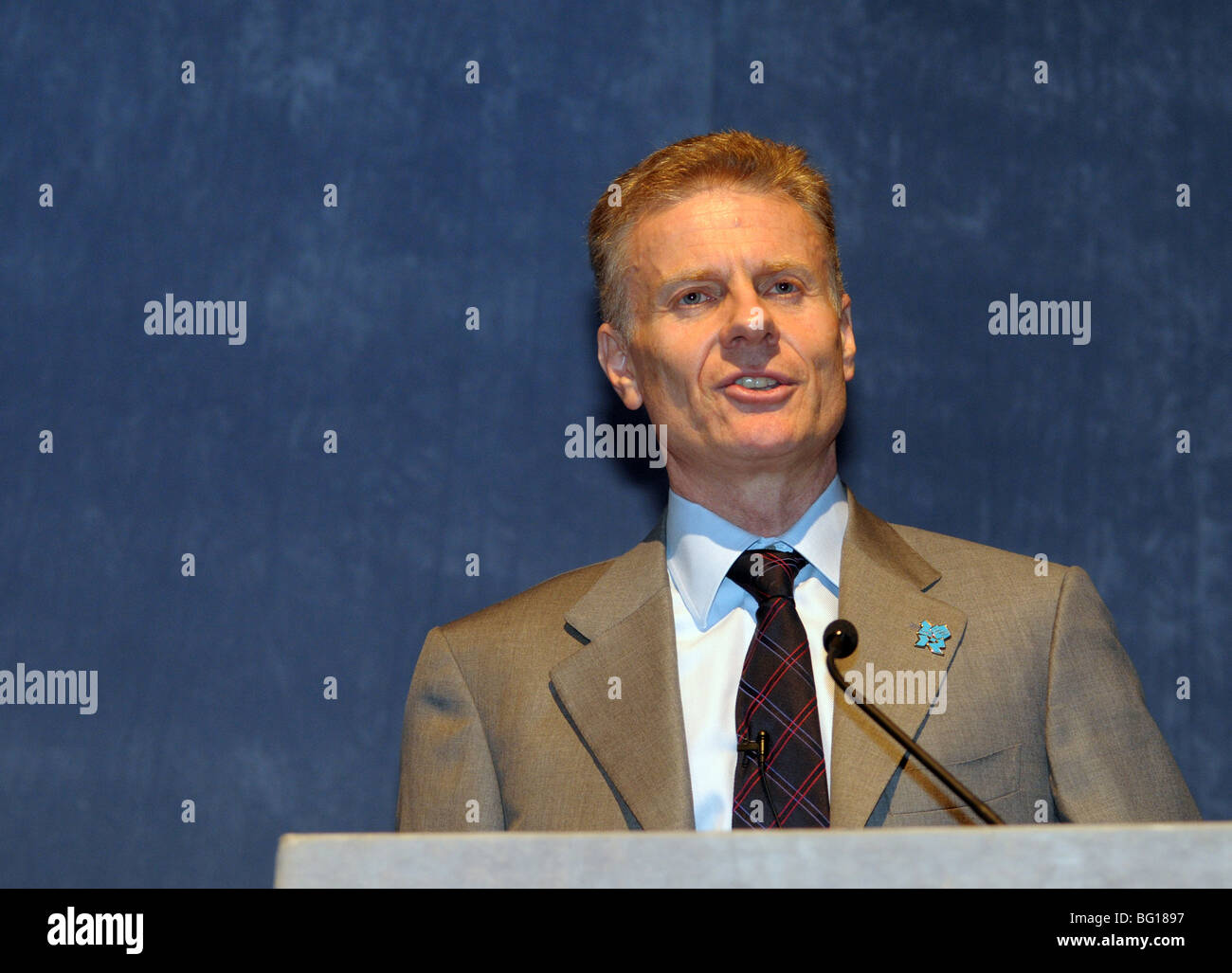 Paul Deighton Chief Executive der Olympischen Spiele in London Stockfoto