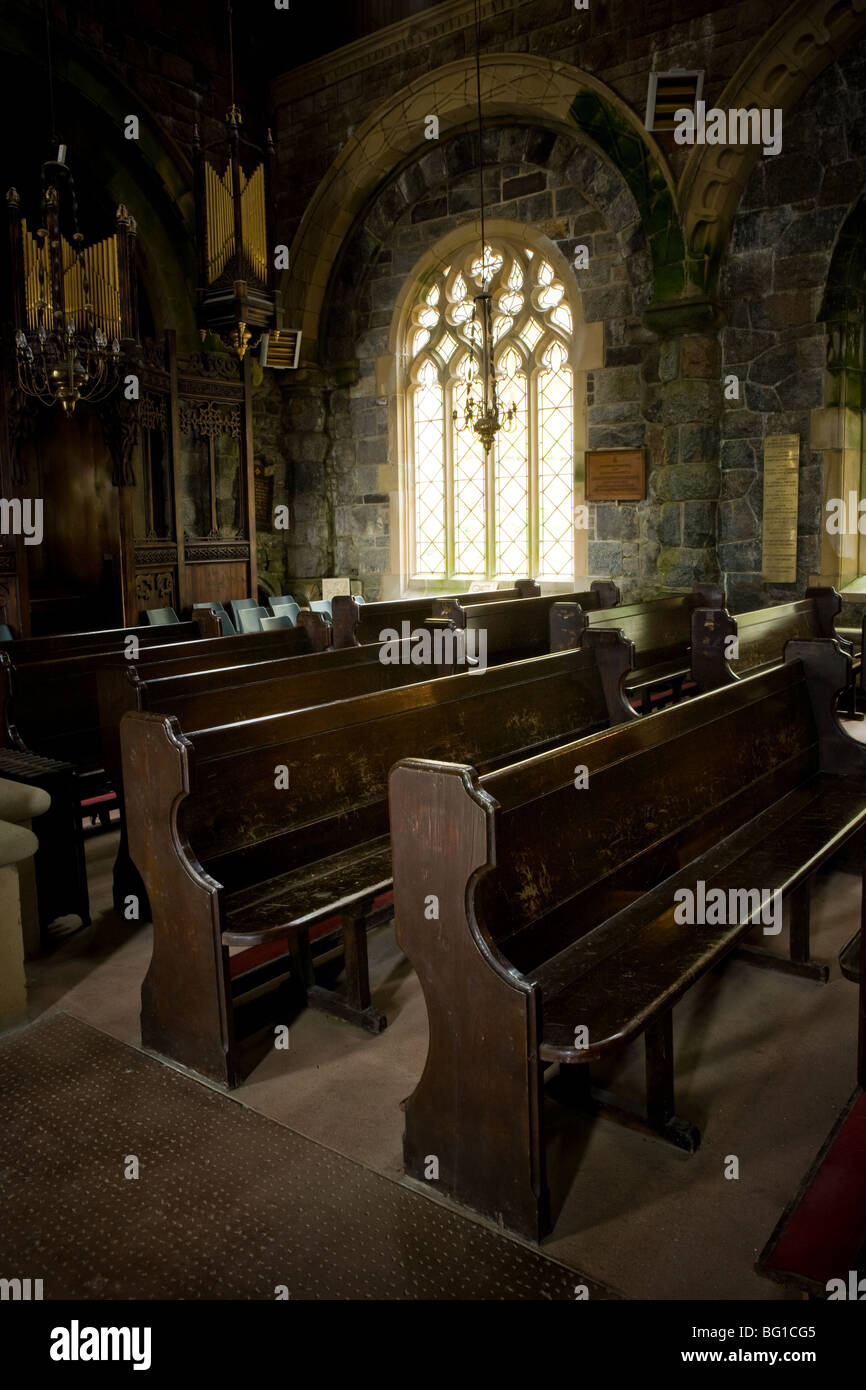 Innenaufnahmen von St Conan Kirche, LochAwe Dorf, Argyll & Bute, Scotland Stockfoto