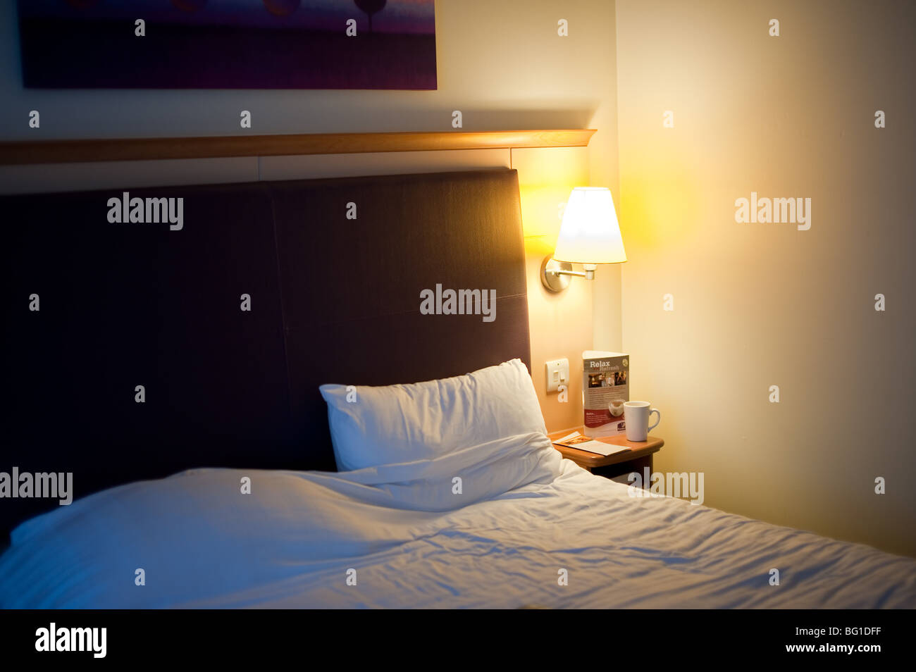 Hotel Schlafzimmer Stockfoto