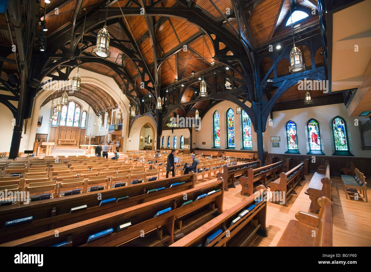 Christ Church Cathedral, Vancouver, Britisch-Kolumbien, Kanada, Nordamerika Stockfoto