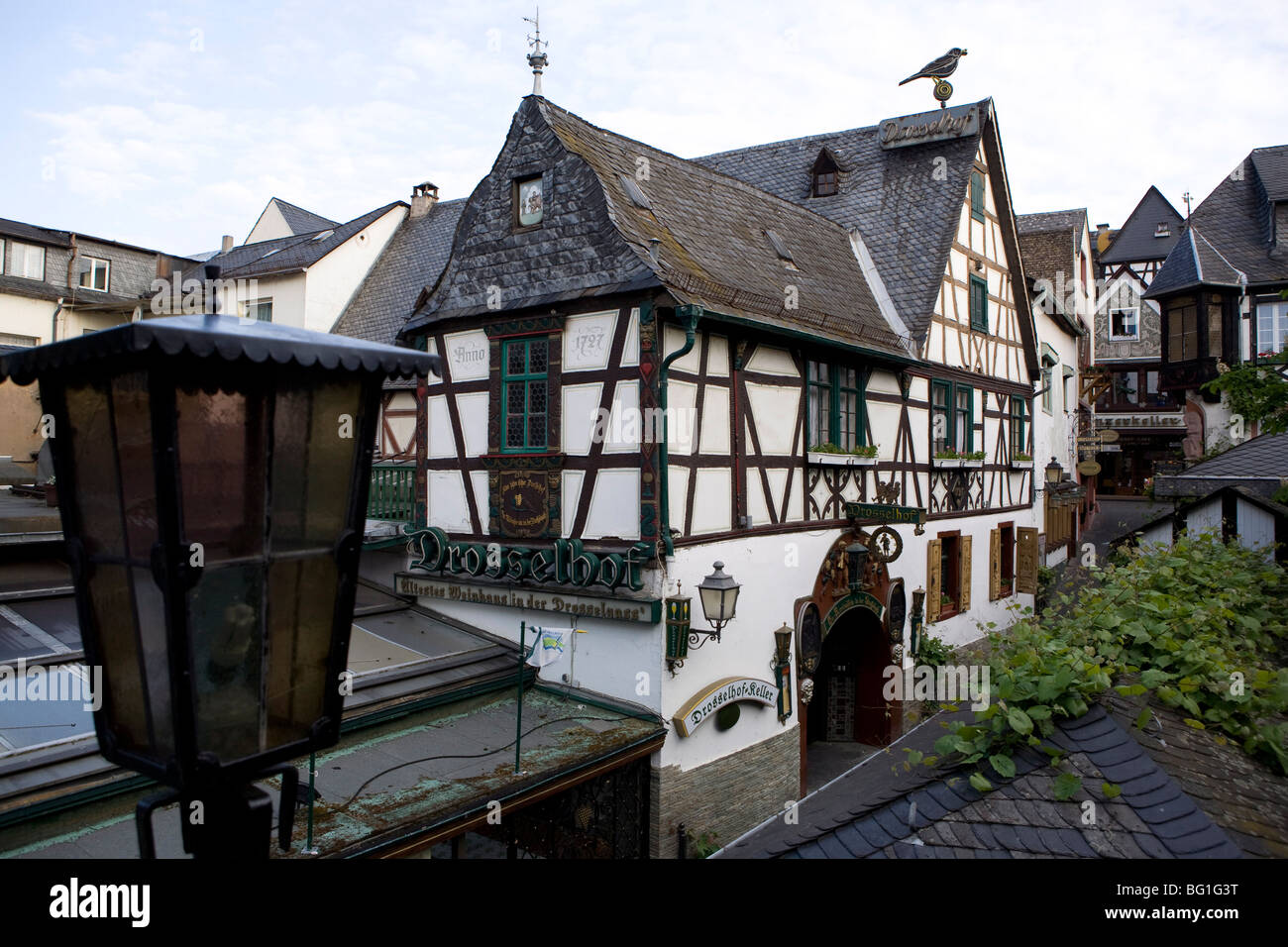 Die Stadt Rüdesheim am Rhein, Hessen, Deutschland, Europa Stockfoto