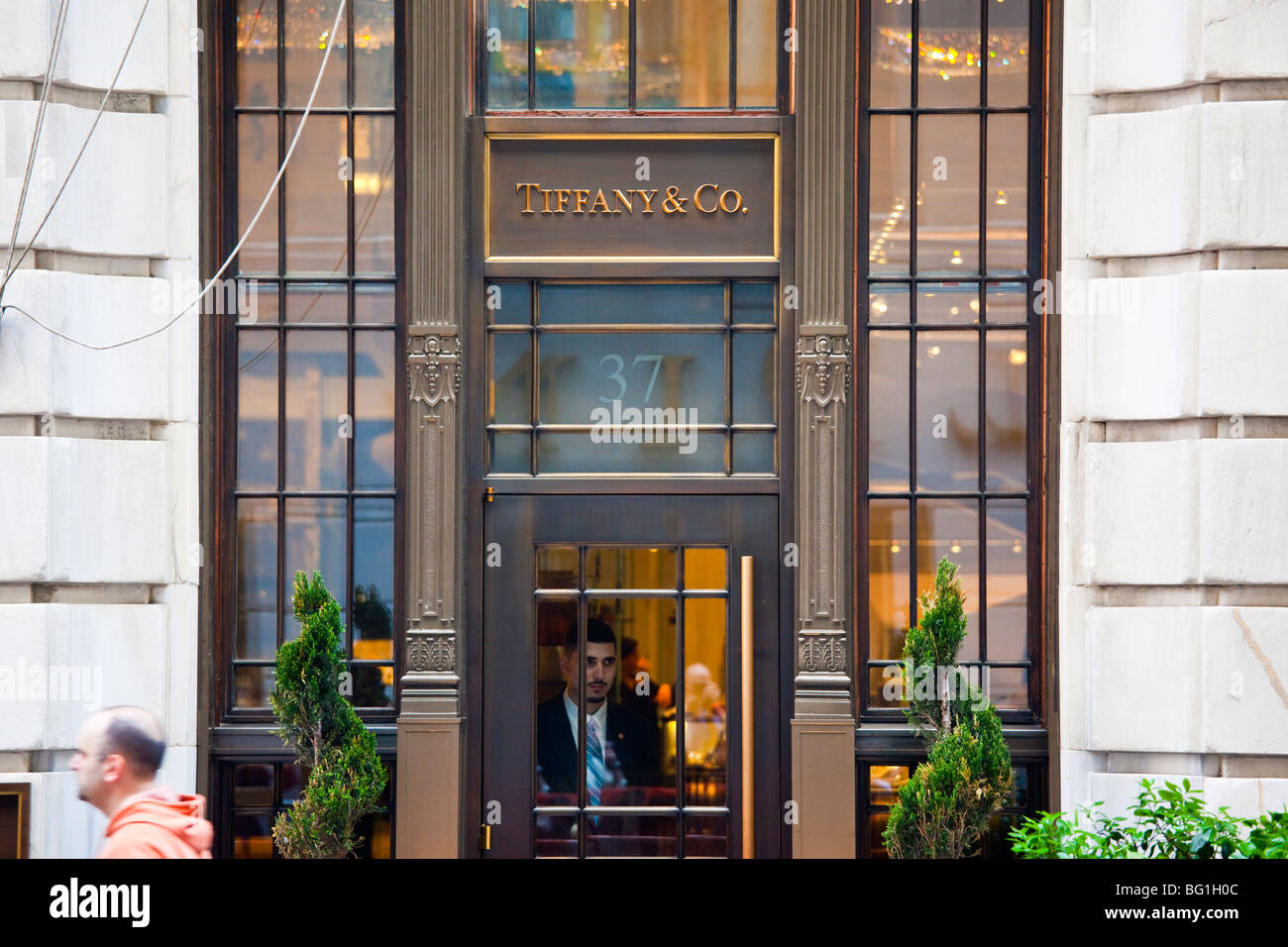 Tiffany & Co in Downtown Manhattan, New York City Stockfoto