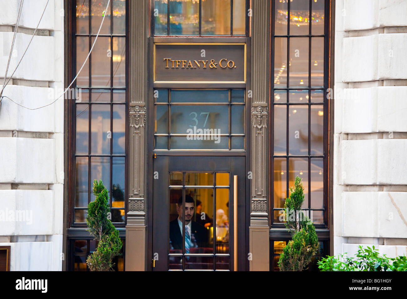 Tiffany & Co in Downtown Manhattan, New York City Stockfoto