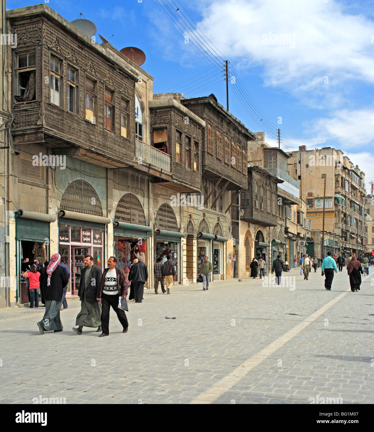 Stadtarchitektur, Aleppo, Syrien Stockfoto