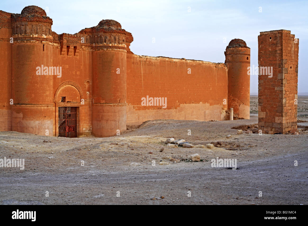 Qasr al-Heer al-Sharqi, Palast der Umayyad Caliph Hisham ibn Abd al-Malik (724-743), Syrien Stockfoto