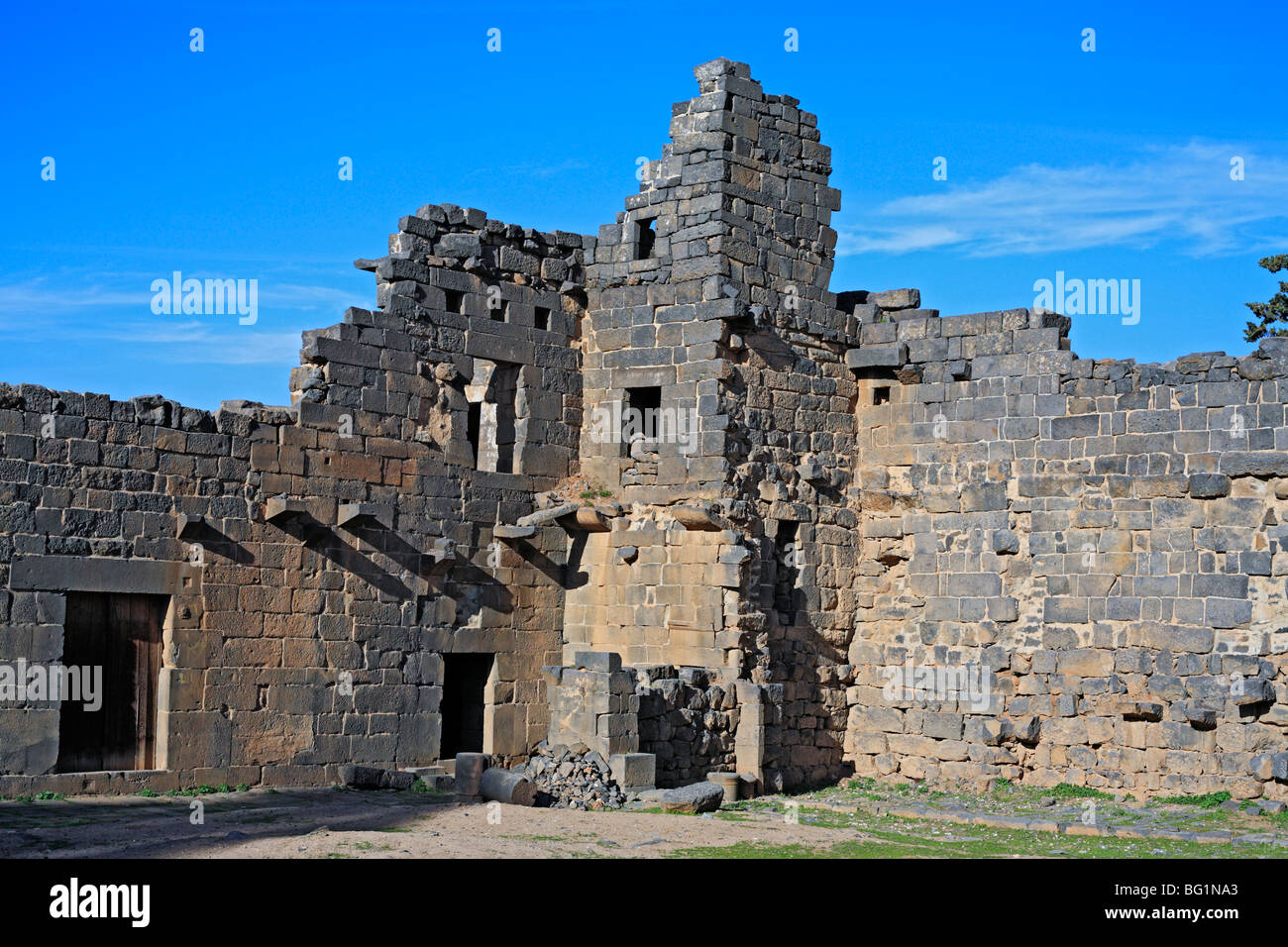 Antike Stadt Bosra Daraa Governorate Syrien Stockfotografie Alamy