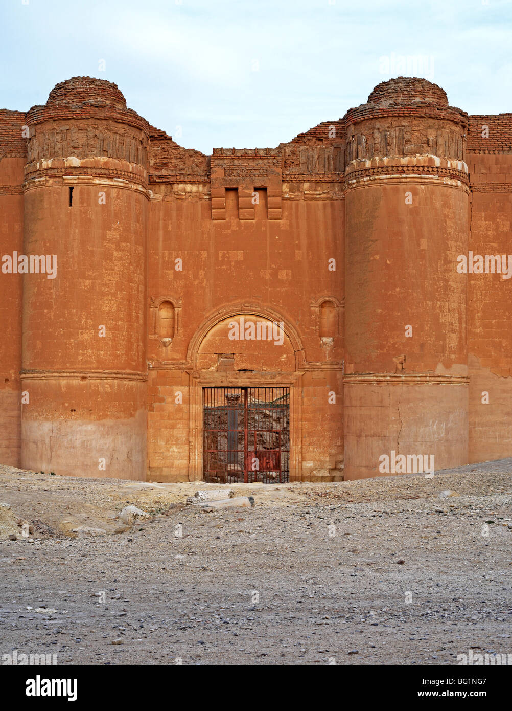 Qasr al-Heer al-Sharqi, Palast der Umayyad Caliph Hisham ibn Abd al-Malik (724-743), Syrien Stockfoto