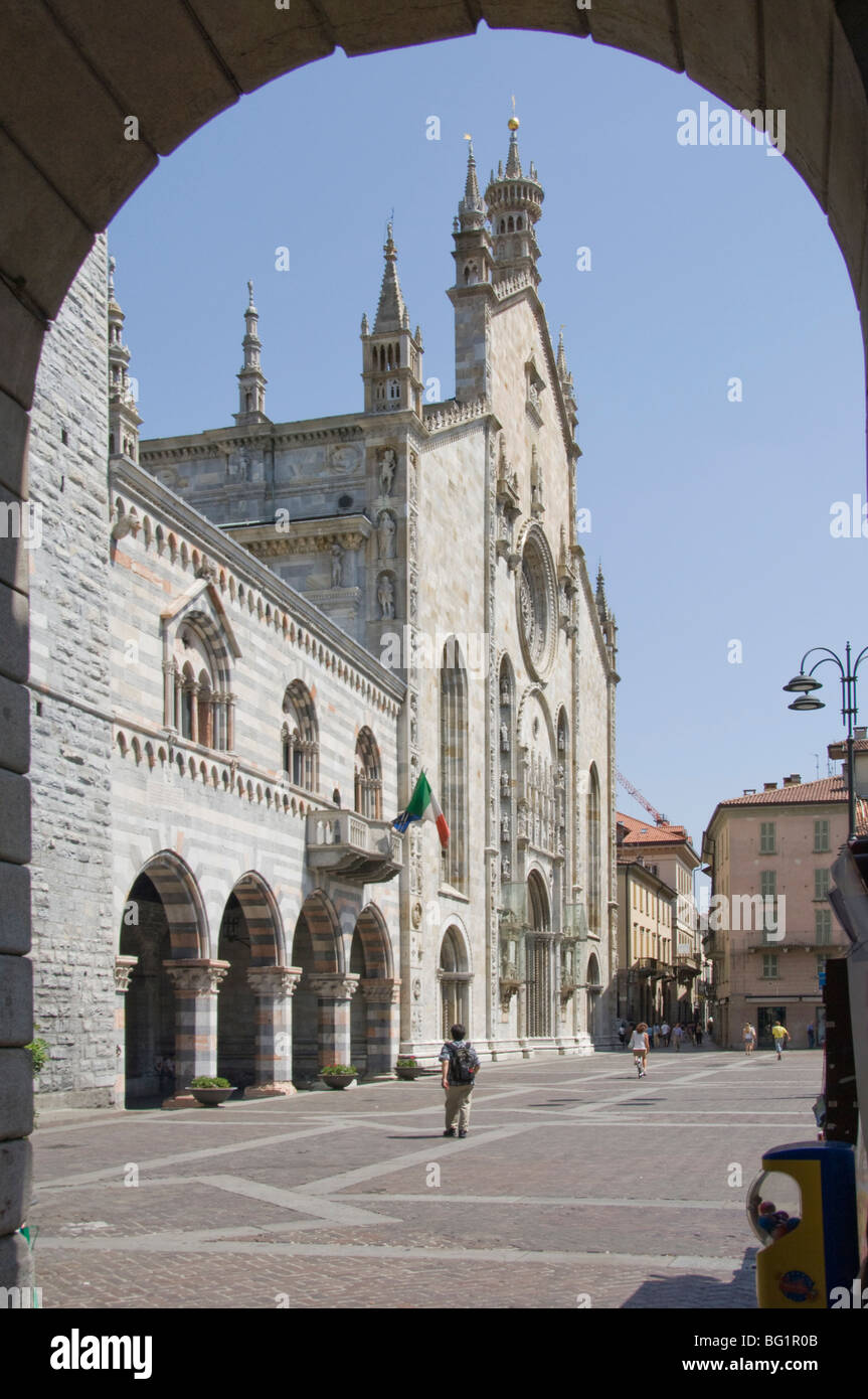 Das Dom e Broletto, Stadt von Como, Comer See, Italien, Europa Stockfoto