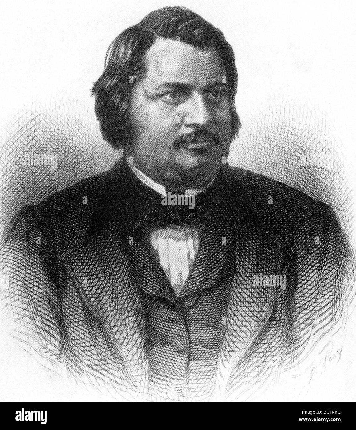 HONORE DE BALZAC französischer Schriftsteller (1799-1850) Stockfoto