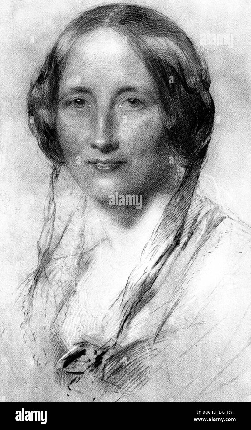 ELIZABETH GASKELL - britische Schriftstellerin (1810-65) Stockfoto