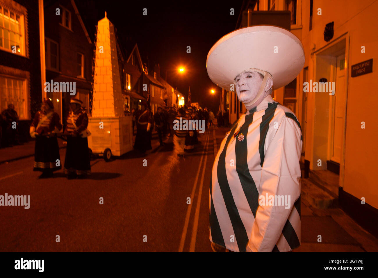 Bonfire Night (Guy Fawkes Night) Lewes, Sussex, England Stockfoto