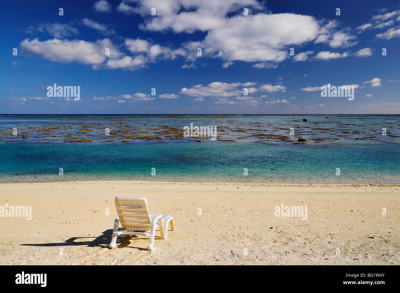 Paradise Cove Beach, Aitutaki, Cook-Inseln, Süd-Pazifik, Pazifik Stockfoto