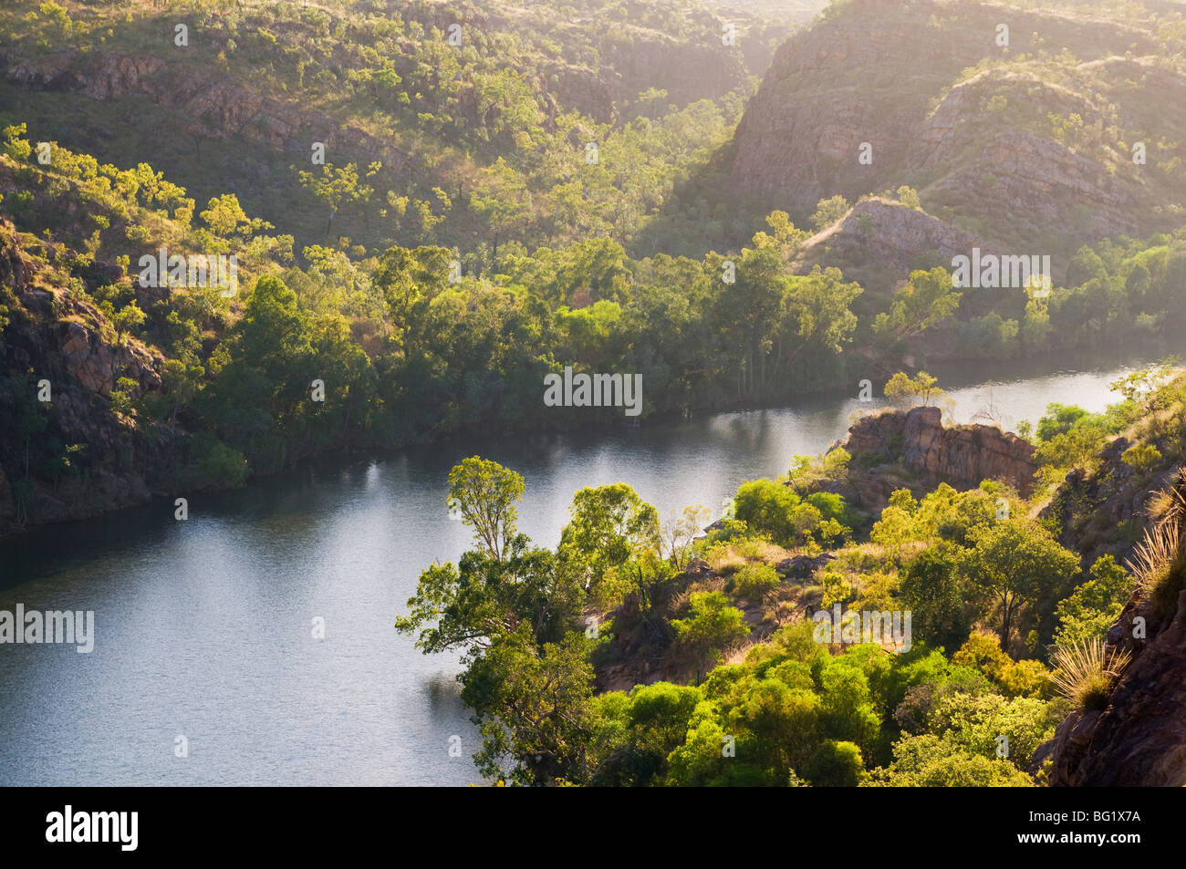 Katherine Gorge und Katherine River, Nitmiluk Nationalpark, Northern Territory, Australien, Pazifik Stockfoto