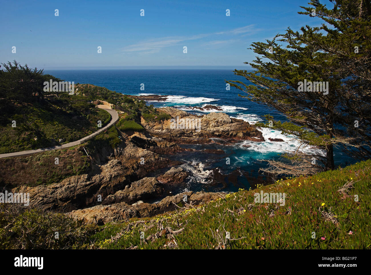 Pazifische Küstenstraße Kalifornien USA Stockfoto